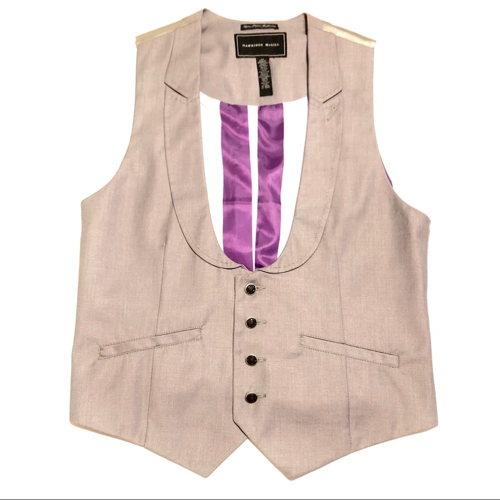 Grey Hawkings McGill Vest Size Small